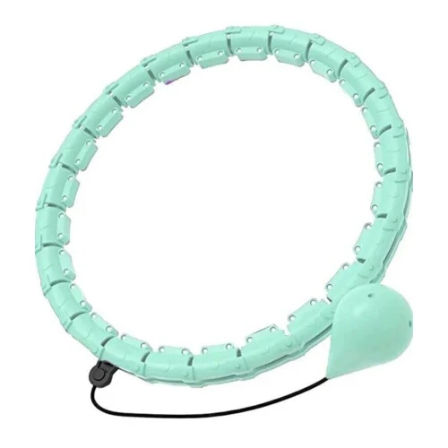 Smart Hula Ring Hoops, Weighted Hula Hoop for Adults, Turquoise