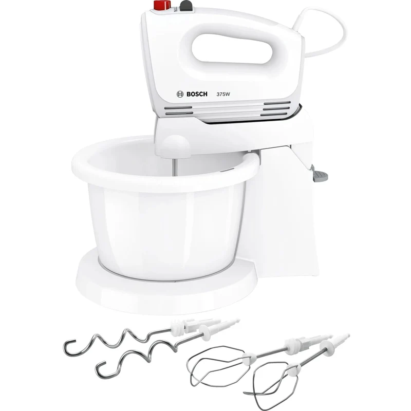 Bosch CleverMixx MFQ2600W 375 W 3 L Hand Mixer, White