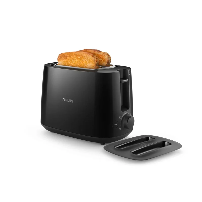 Philips Daily Collection HD2582/90 Toaster, 2 slices, Black