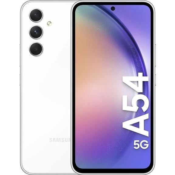 Samsung Galaxy A54 5G Phone, 128/8 GB, White
