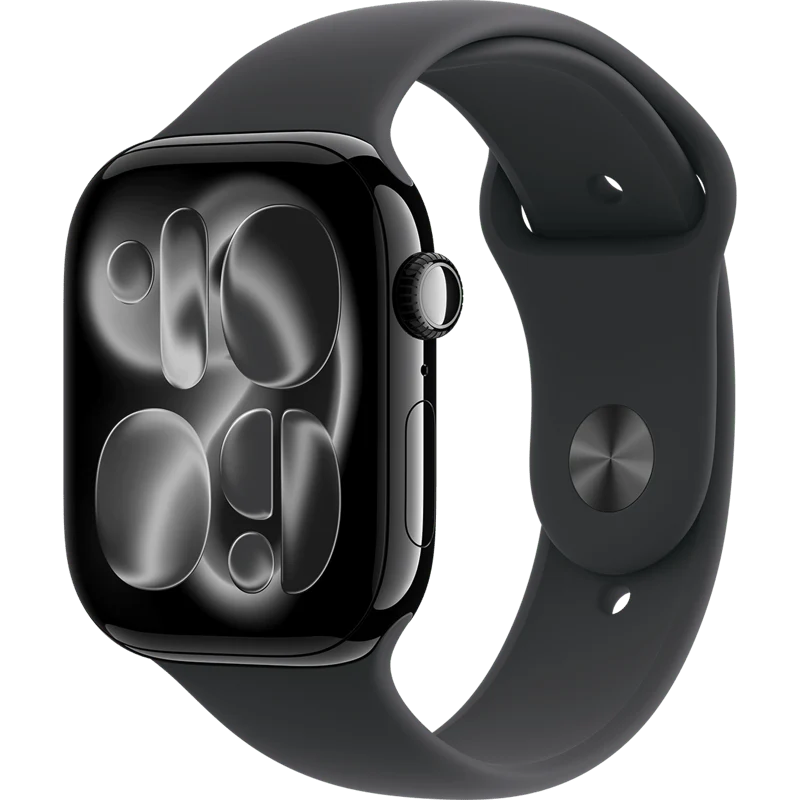 Apple Watch Series 11 46mm GPS+Cellular, Jet Black M/L