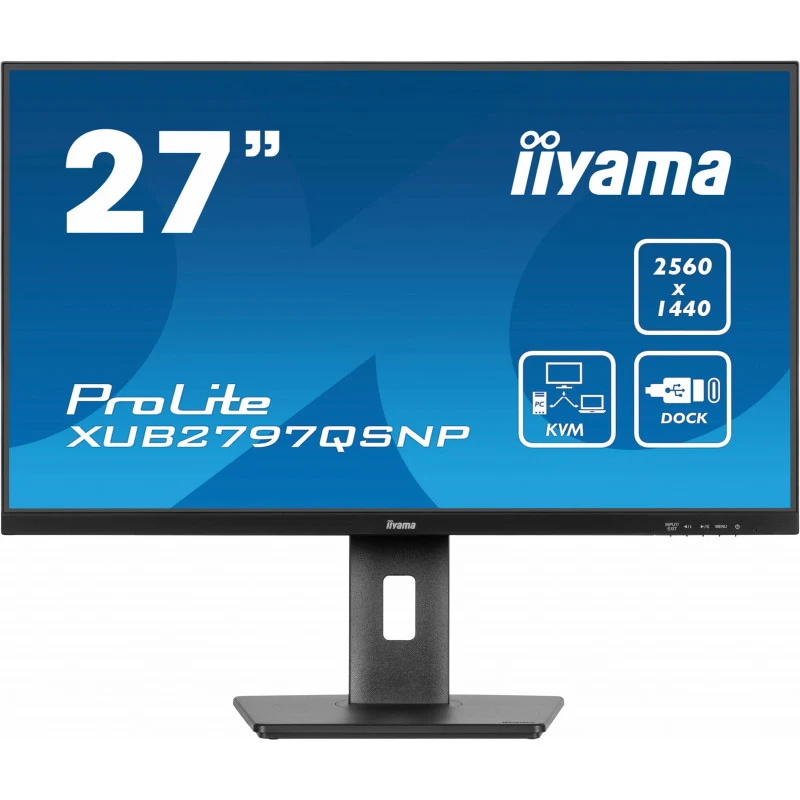 iiyama ProLite XUB2797QSNP-B1 27" 2560x1440 QHD LED Monitor