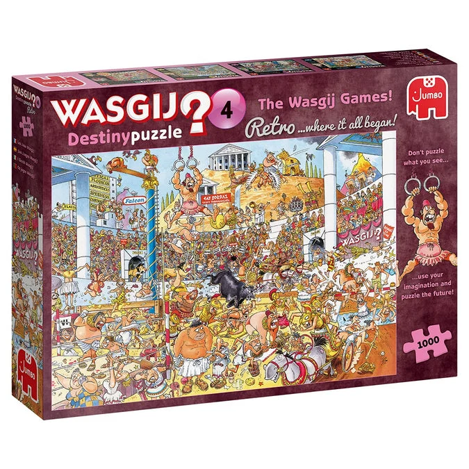 Jumbo Wasgij? Retro Destiny 1000 Piece Jigsaw Puzzle