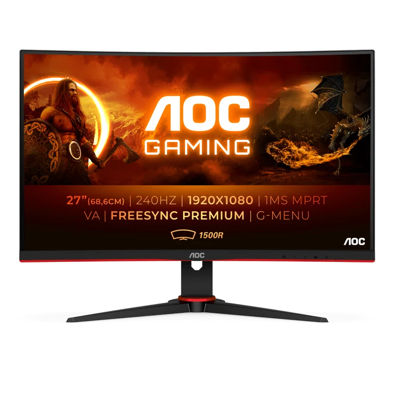 AOC 27" FullHD Gaming Monitor (C27G2ZE/BK)