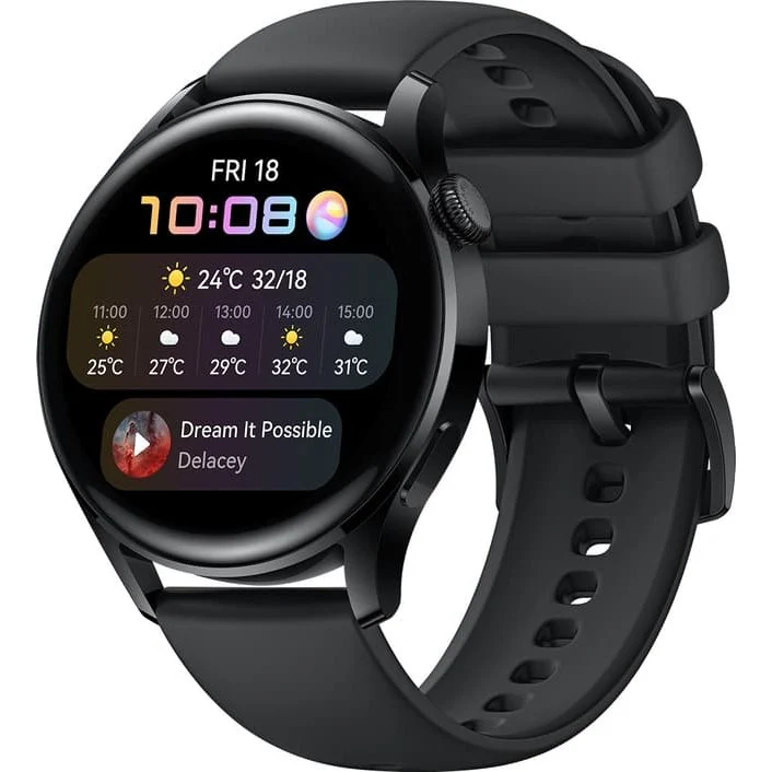 Huawei Watch 3 Active Edition Smartwatch 46 mm, Black