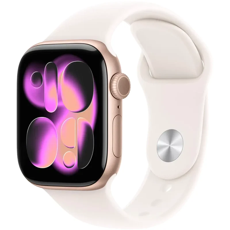 Apple Watch Series 11 GPS 46mm Rose Gold Alum Case with Sport Band - M/L