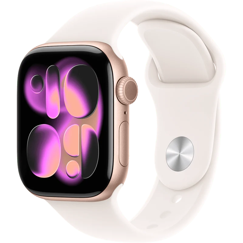 Apple Watch Series 11 42mm GPS Rose Gold Alum Case with Sport Band S/M