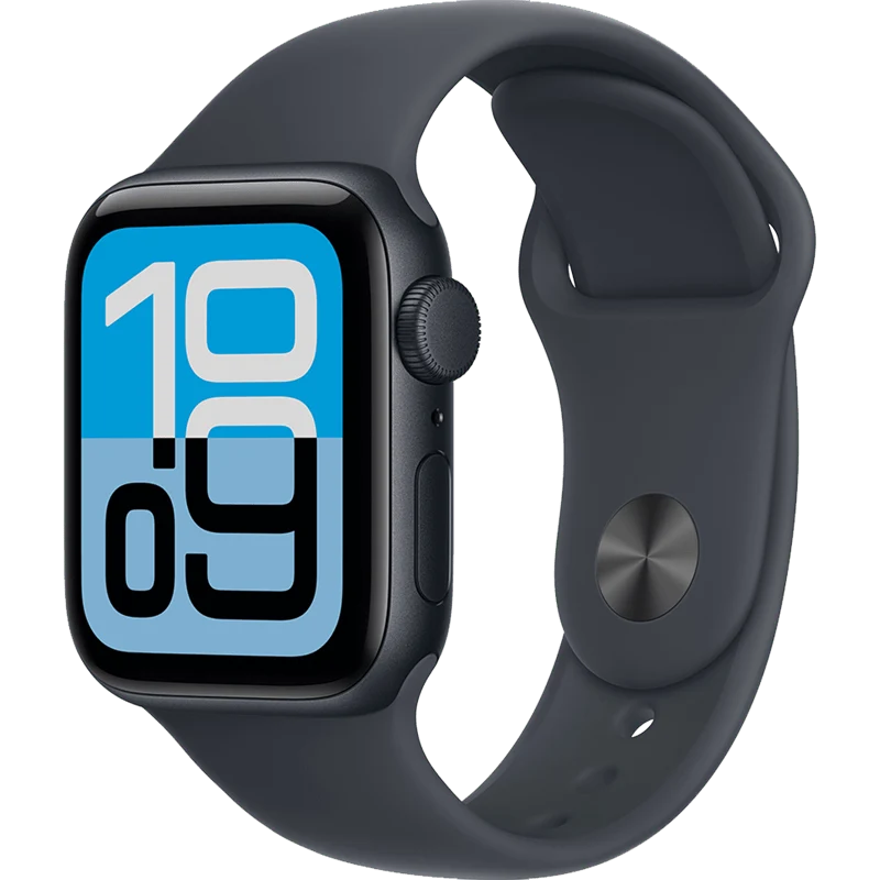 Apple Watch SE 3 40mm GPS Midnight Alum Case with Sport Band S/M