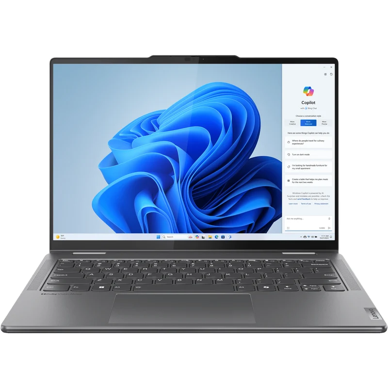 Lenovo Yoga 7 2-in-1 14" Laptop, Windows 11, Grey (83DJ0090MX)