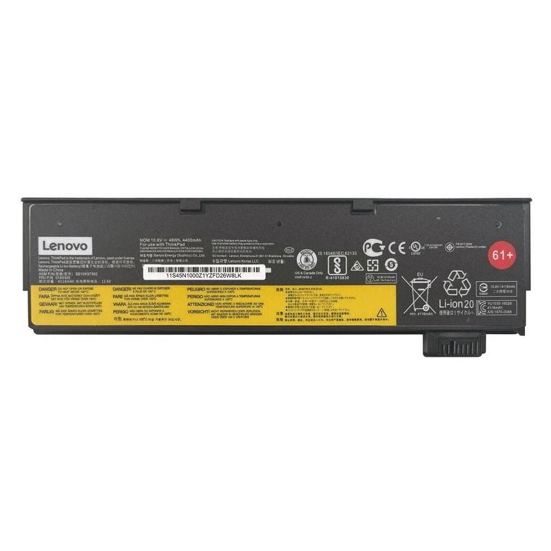 Lenovo ThinkPad 61+ Battery (6-cell, 48Wh, Li-ion)