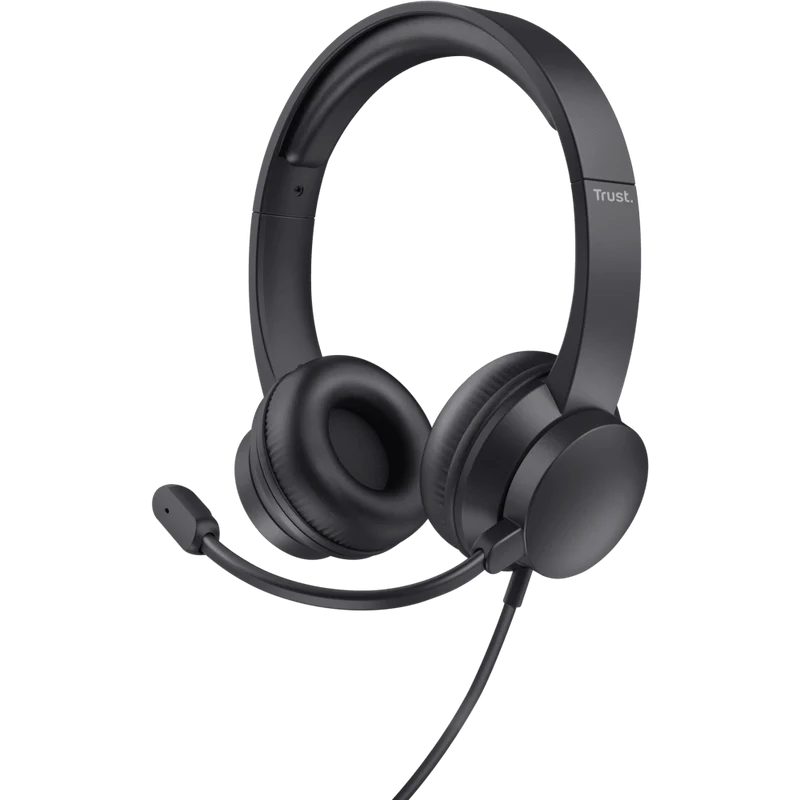 Trust Ayda USB-A PC Headset, Black