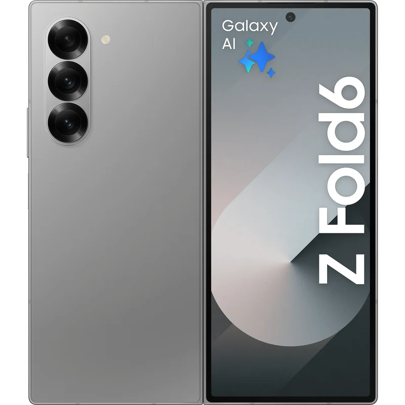 Samsung Galaxy Z Fold6 5G Phone, 512GB/12GB, Silver Shadow