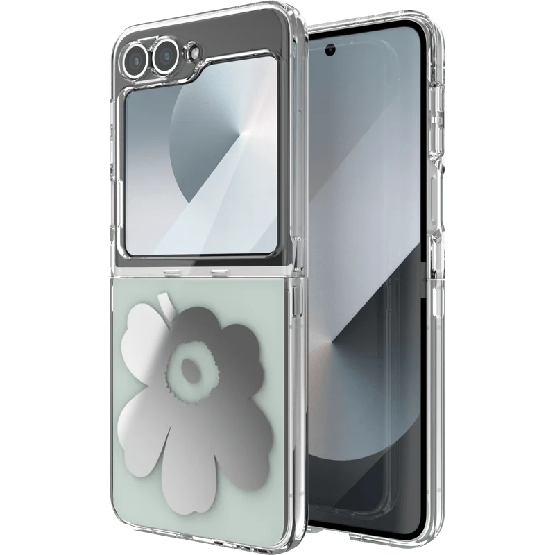 Samsung X Marimekko Dual Layer Case Z Flip6, Grey / Silver