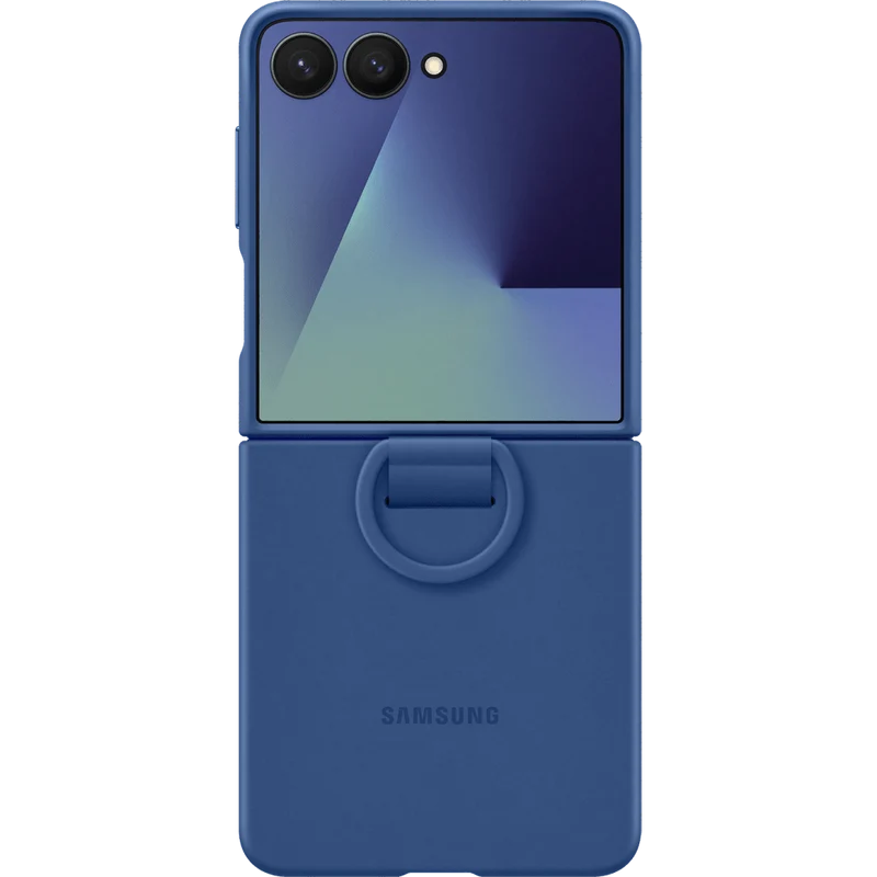Samsung Z Flip7 Ring Case, Blue