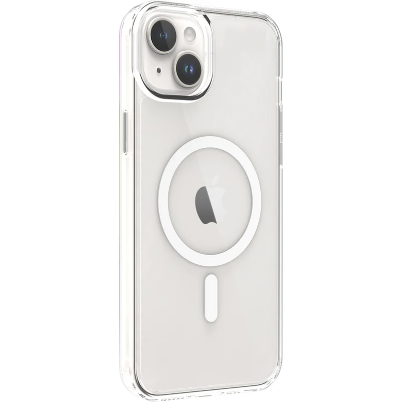 Screenor iPhone 15 Plus MagSafe Bumper Case, Transparent