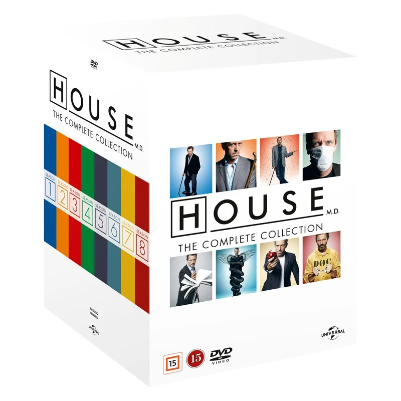 House M.D - Complete Box Seasons 1-8 (DVD)