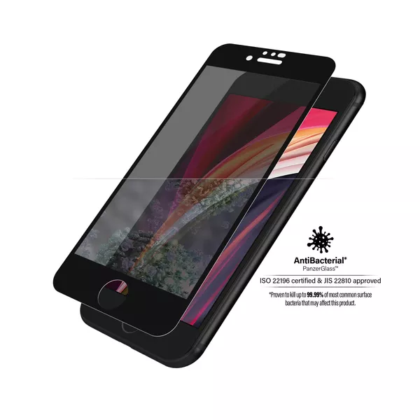 PanzerGlass Privacy Screen Protector iPhone 6/6s/7/8/SE 2020/2022 Case Friendly