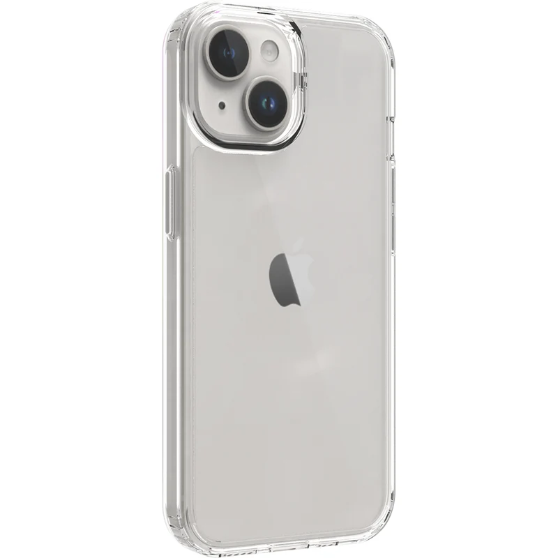 Screenor Bumper Case for iPhone 15, Transparent