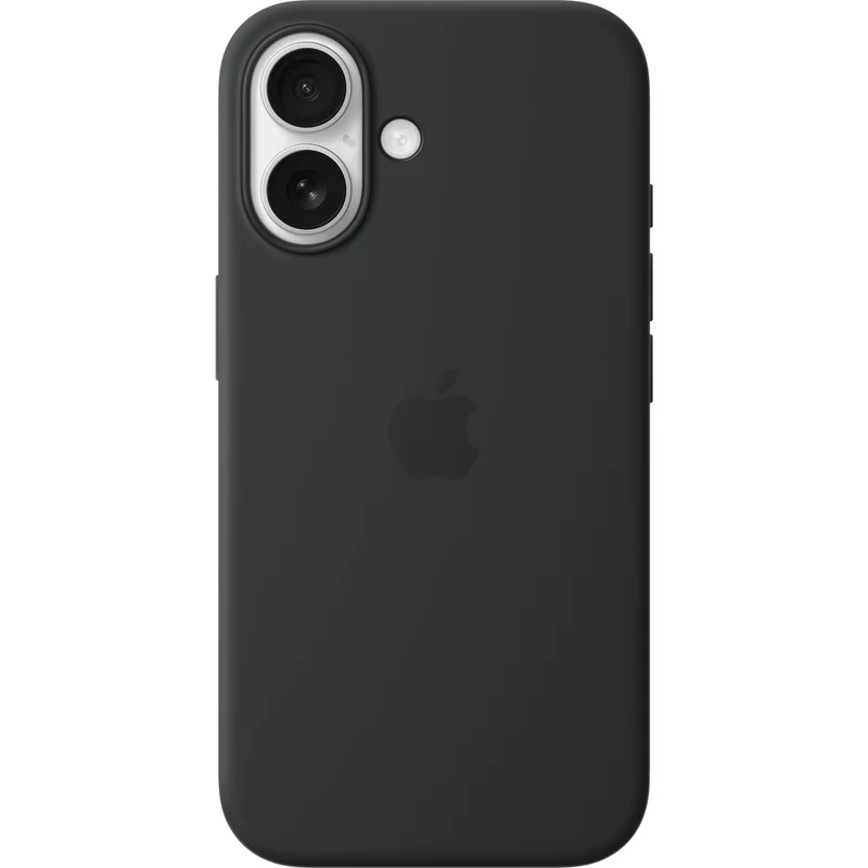 Apple iPhone 16 Silicone Case with MagSafe, Black