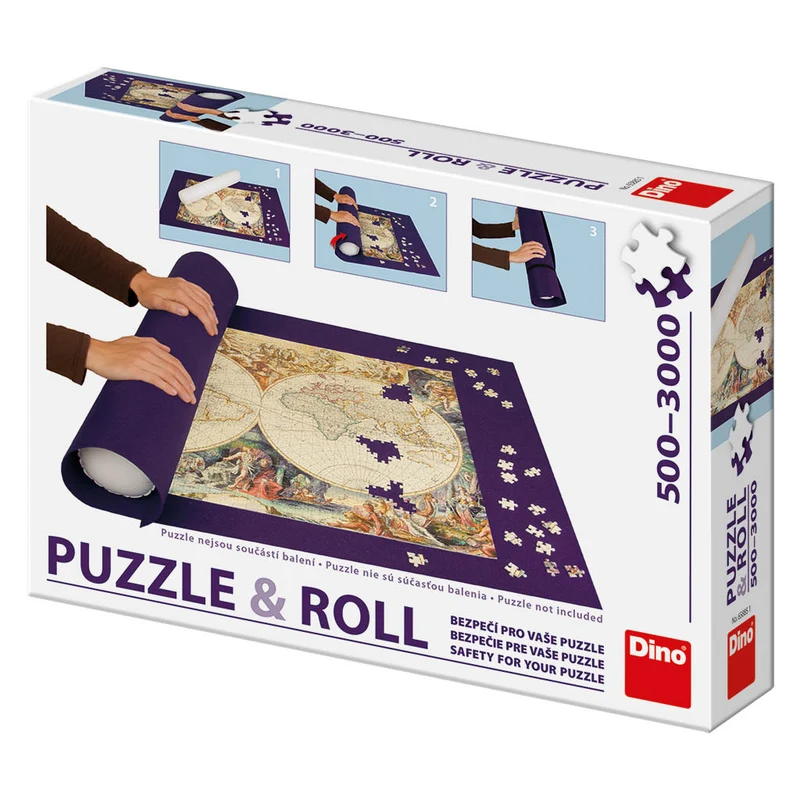 Puzzle mat Dino Puzzle & Roll, 100 cm x 164 cm