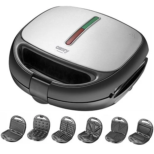Sandwich pan - waffle maker Camry 6in1 CR 3057, 1200 W