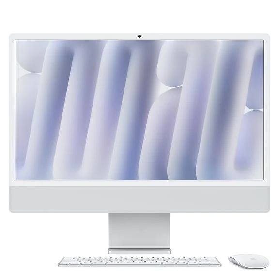 Apple iMac 24" M4 16 GB, 256 GB -computer, silver (MWUC3)