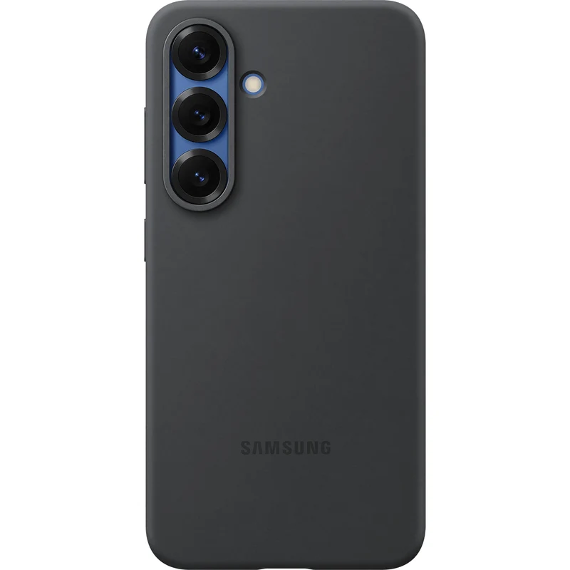 Samsung S25 Silicone Case, Black