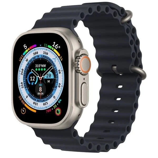 Apple Watch Ultra GPS+Cellular, 49mm Titanium case, blue ocean band