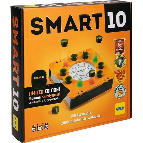 Smart10 Limited Edition quiz game with storage bag (FI)