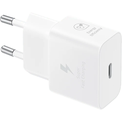 Samsung 25W USB-C GaN Charger W/O Cable White