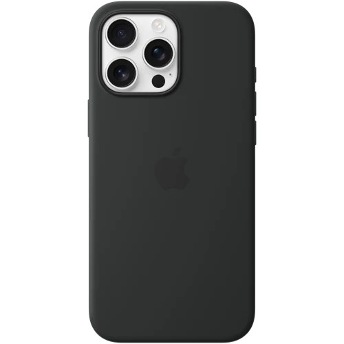 Apple iPhone 16 Pro Max Silicone Case with MagSafe (Black)
