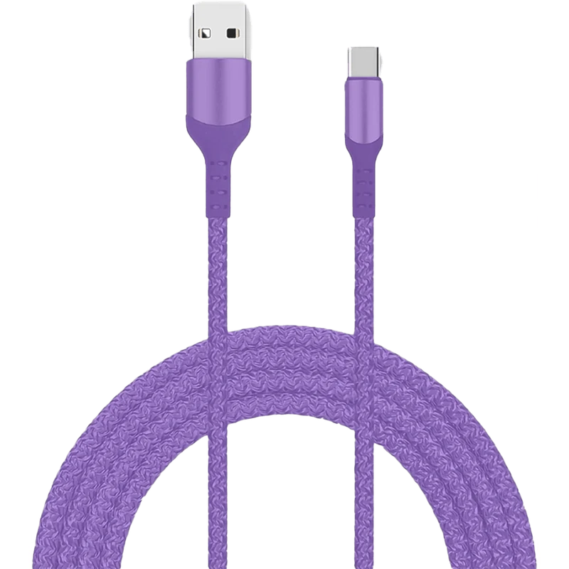 Livia USB-C to USB-A Cable, Purple