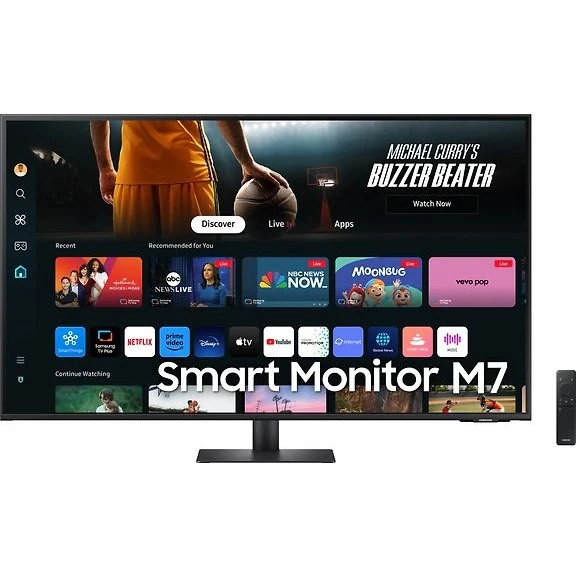 Samsung Smart Monitor M7 43" 4K Display