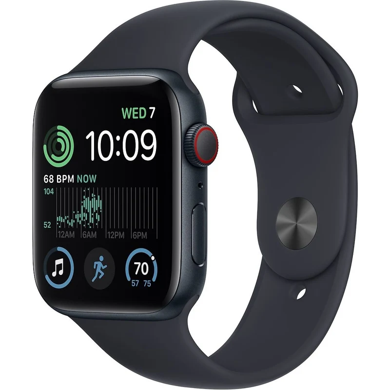 Apple Watch SE GPS+Cellular 44mm Midnight Aluminium Case (2nd gen)