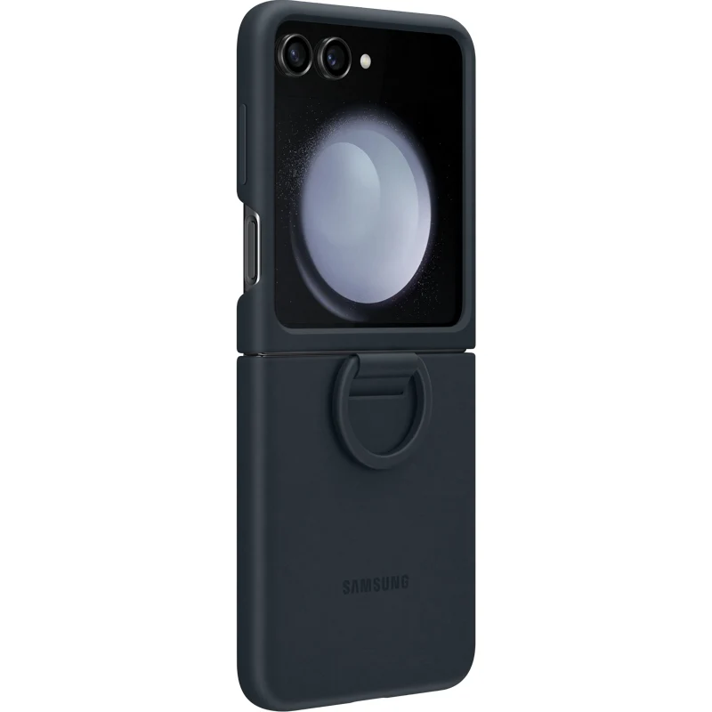 Samsung Galaxy Z Flip5 Silicone Ring Cover, Blue
