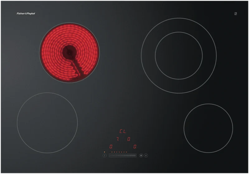 Fisher & Paykel 75cm Series 5 4 Element Electric Cooktop