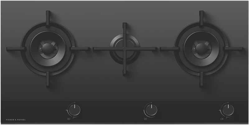 Fisher & Paykel 90cm Series 9 3 Burner Gas Cooktop, LPG