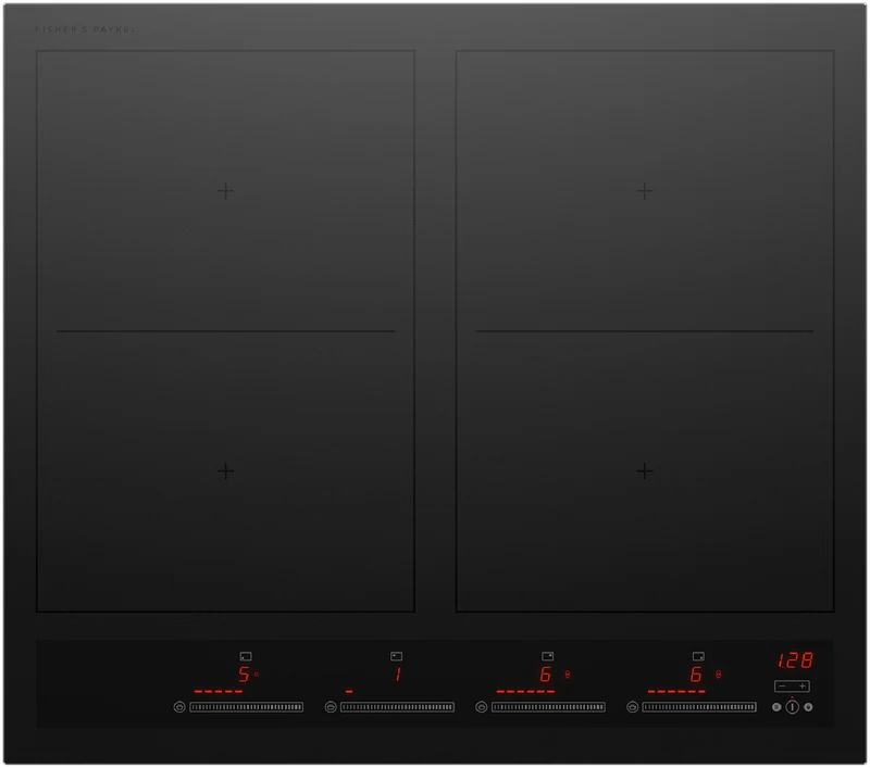Fisher & Paykel Series 7 60cm 4 Zone Induction Cooktop with Smart Zones, Black