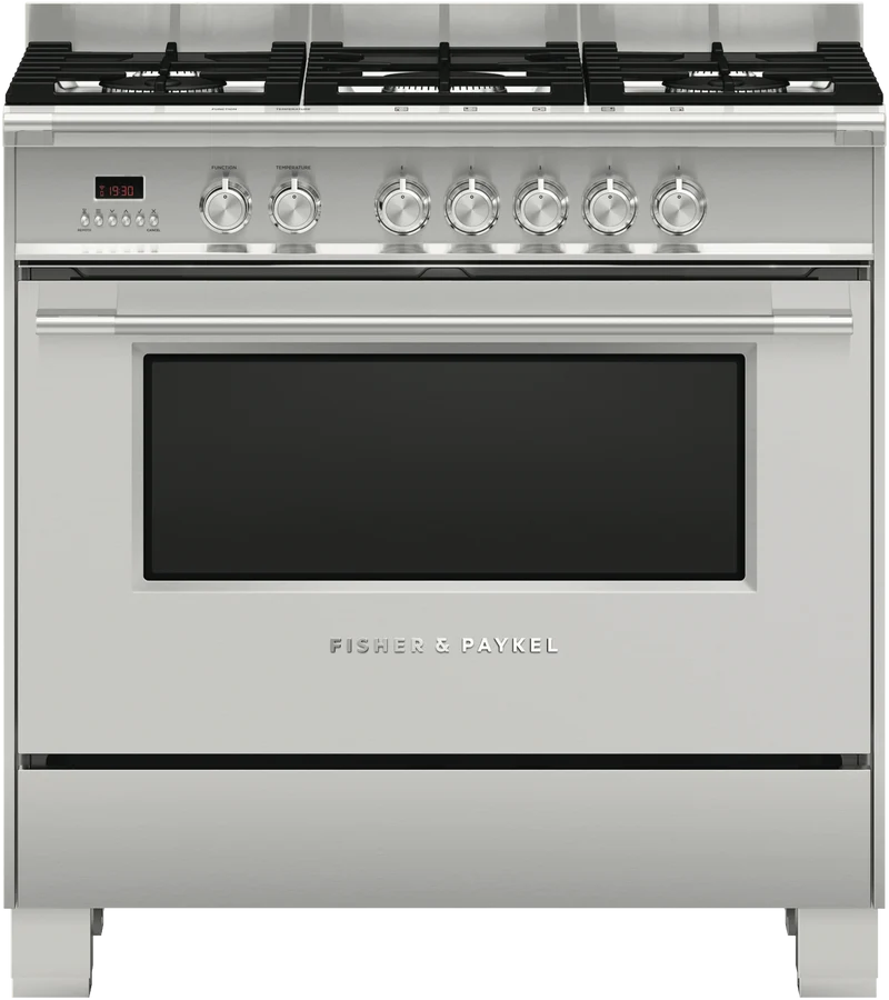 Fisher & Paykel 90cm Series 7 Classic 5 Burner Dual Fuel Cooker