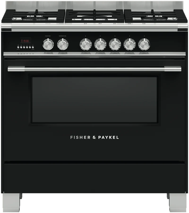 Fisher & Paykel 90cm Series 7 Classic 5 Burner Dual Fuel Cooker