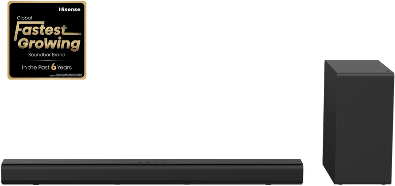 Hisense HS2100S 280W 2.1 CH Soundbar with Subwoofer