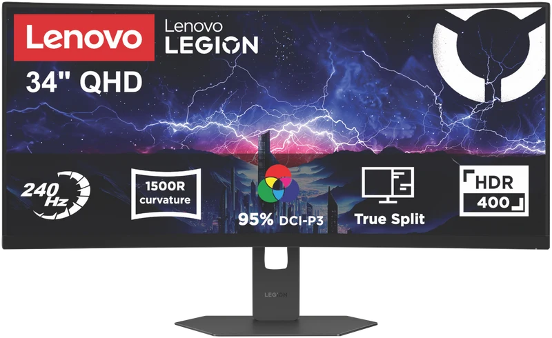 Lenovo Legion 34W-2c 34" WQHD Curved Gaming Monitor