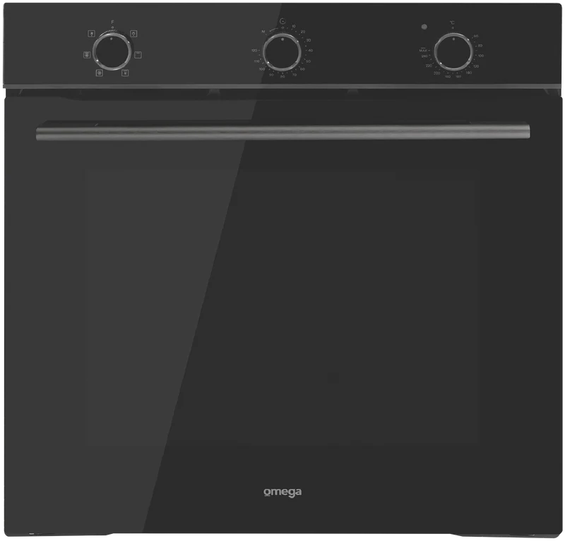 Omega 60cm 6 Function Electric Oven, Midnight