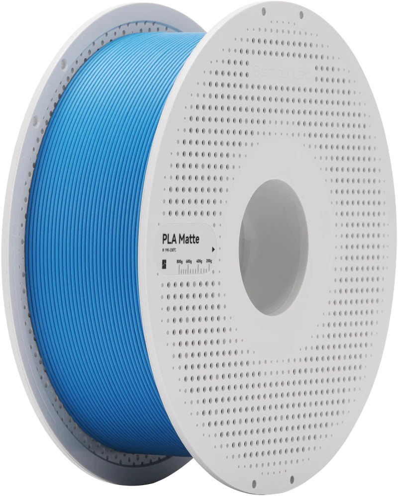 Bambu Lab Filament PLA Matte for 3D Printer with Spool - Marine Blue 1KG