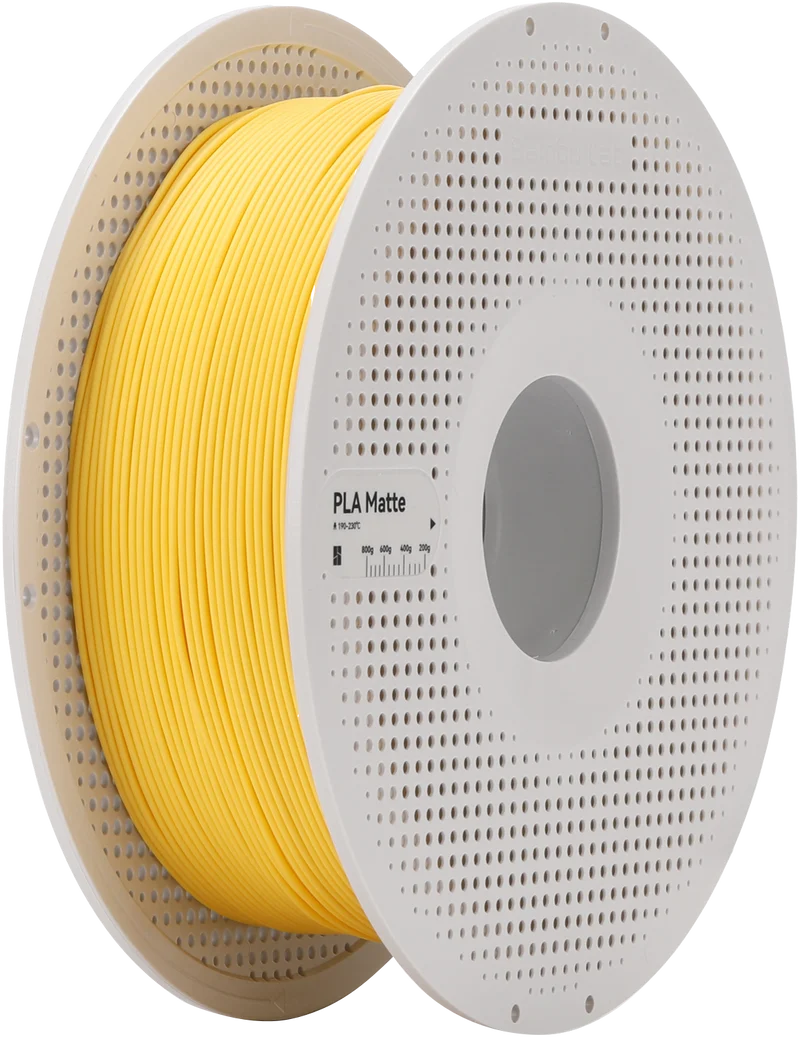 Bambu Lab Filament PLA Matte for 3D Printer with Spool - Lemon Yellow 1KG