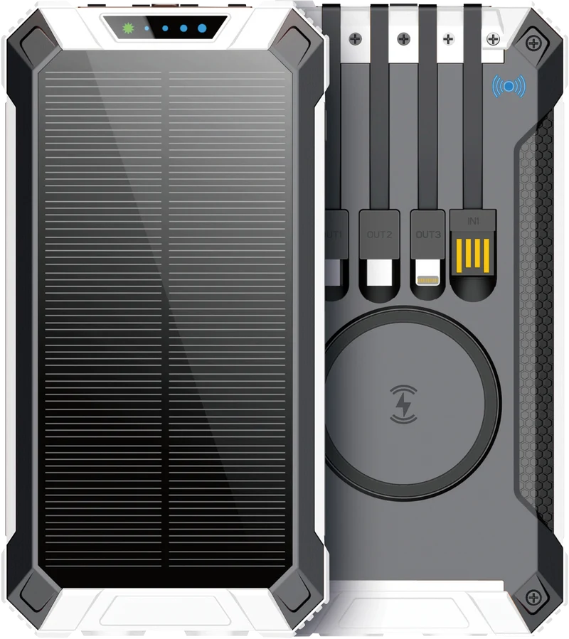 Uniden 20000mAh Wireless Solar Power Bank