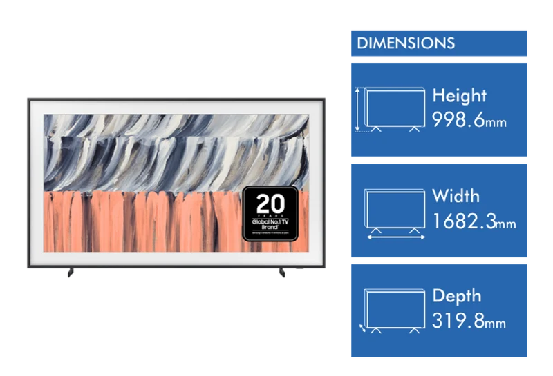 Samsung 75" LS03H The Frame QLED 4K Smart TV 2026