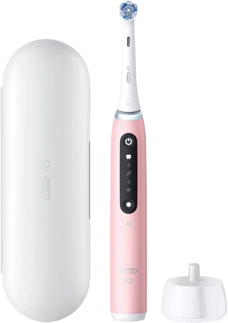 Oral B iO 5 Personalised Clean Electric Toothbrush Blush Pink