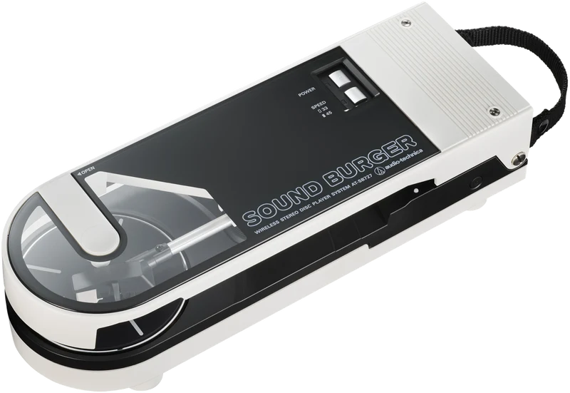 Audio Technica Sound Burger Portable Bluetooth Turntable - White