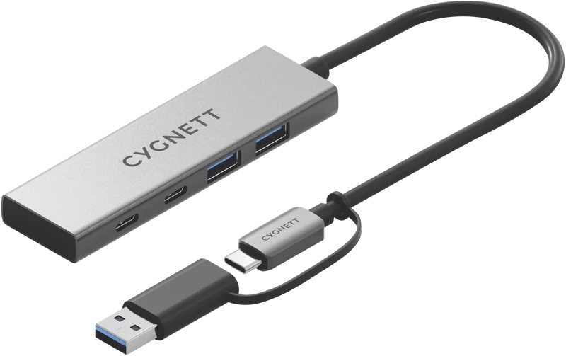 Cygnett 4-in-1 USB-C to USB-C USB-A Hub